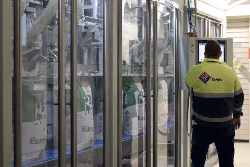 Schils BV production facility manufacturing milk powders for young animal nutrition